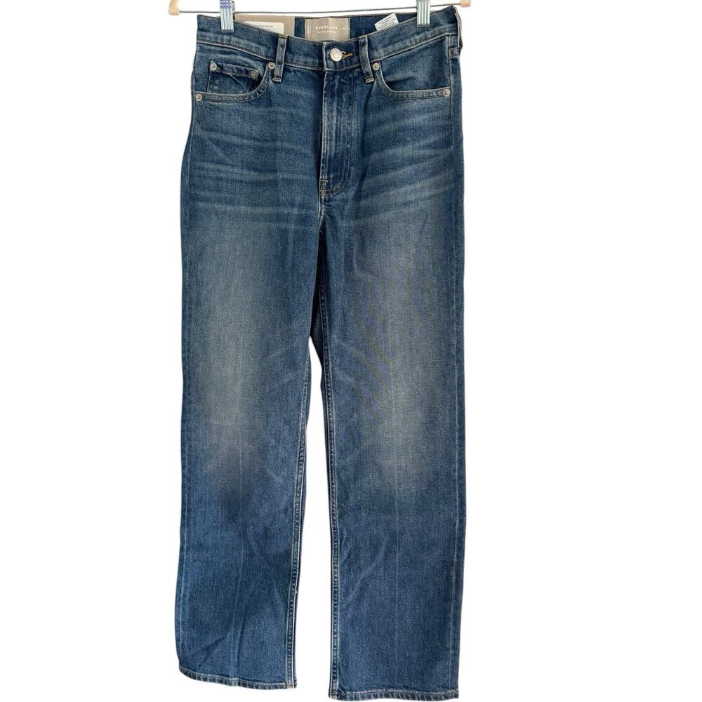 NWT Everlane The Original Cheeky Jean Straight Leg Medium Indigo Women’s 26